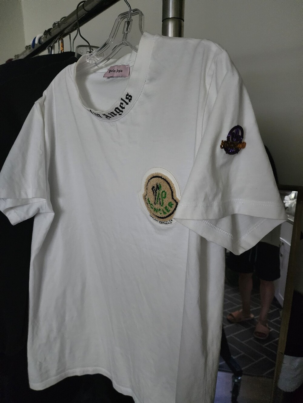 Moncler + Palm Angels 'Mind Control' Graphic Short Sleeve Tee - Men - Picture 6 of 9